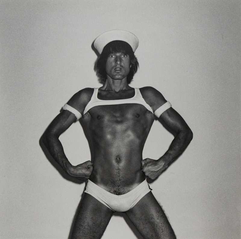 Berlin Self Portrait with Sailor Cap and Armbands