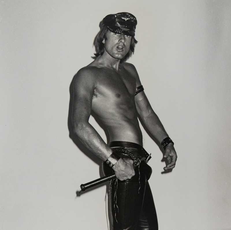 Berlin Self Portrait with Riot Stick