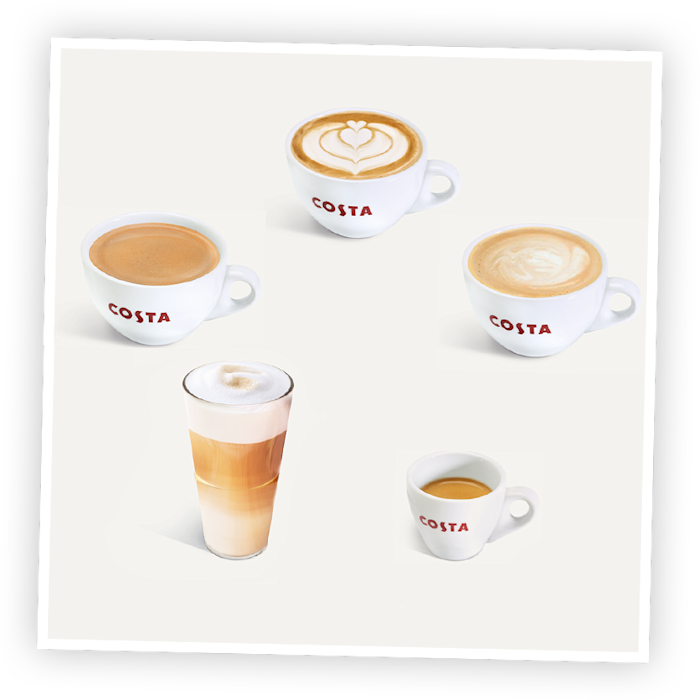 Costa 5 Signature Drinks