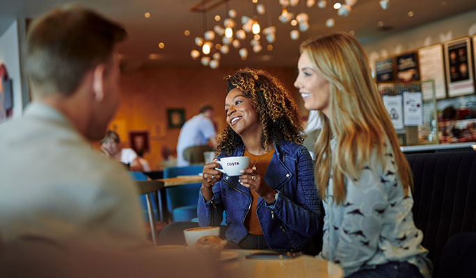 Costa Coffee customers
