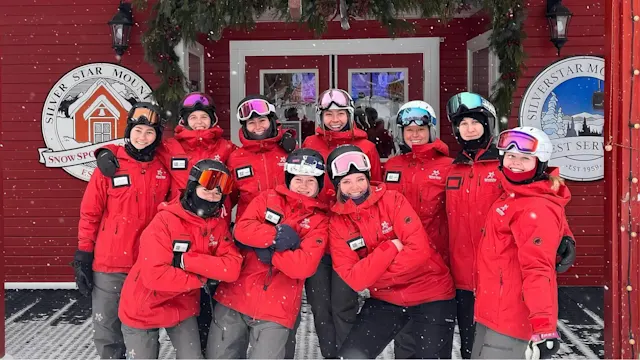 WE ARE SNO team at Silverstar, Canada