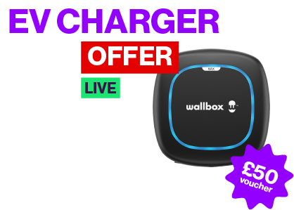 Get a £50 voucher with any EV charger.