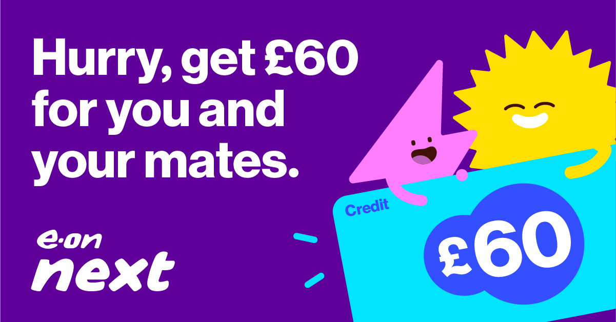 Share up to £100 with a friend.