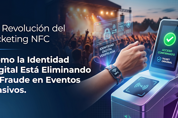 La Revolución del Ticketing NFC: Cómo la Identidad Digital Está Eliminando el Fraude en Eventos Masivos