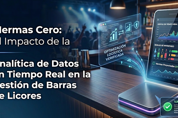 Mermas Cero: El Impacto de la Analítica de Datos en Tiempo Real en la Gestión de Barras de Licores