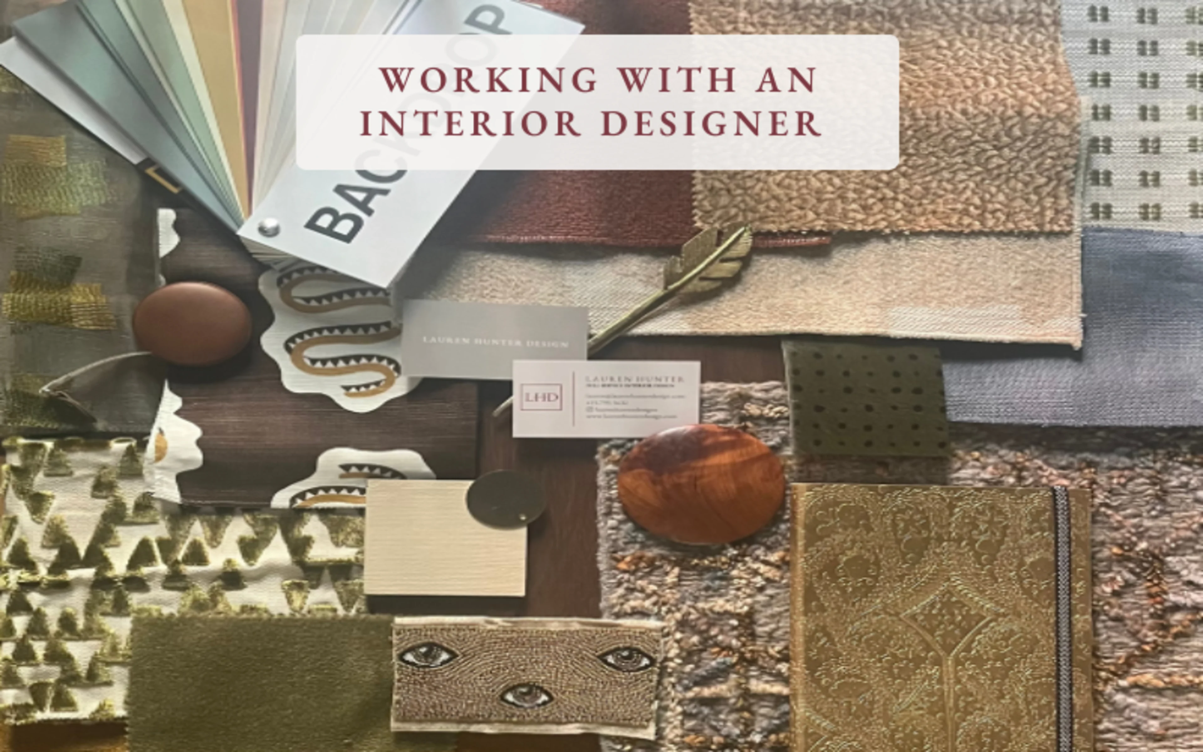 working with an interior designer