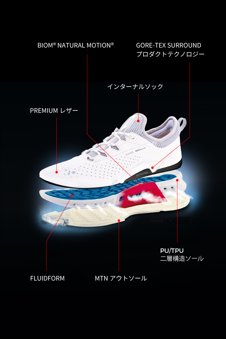 SS2025 GOLF BIOM C4｜ゴルフシューズカタログ｜エコー公式オンライン