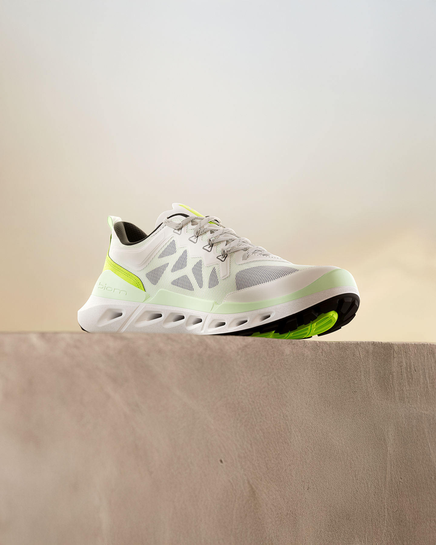 Men's ECCO® Golf Biom C4 Leather Gore-Tex Golf Shoe | White