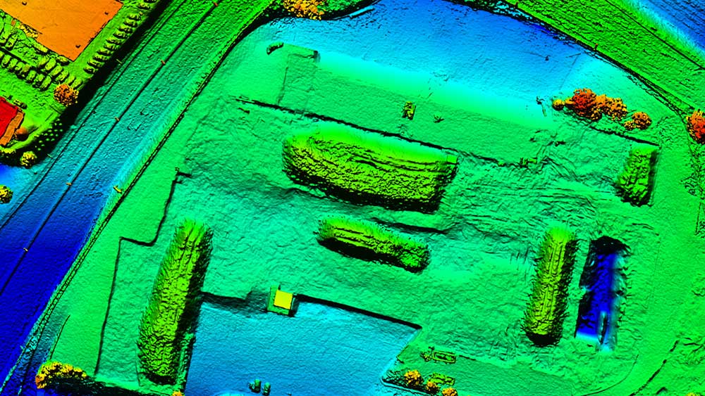 Digital surface model output