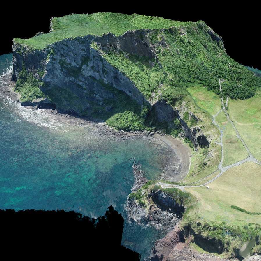 3D reconstruction of Jeju island