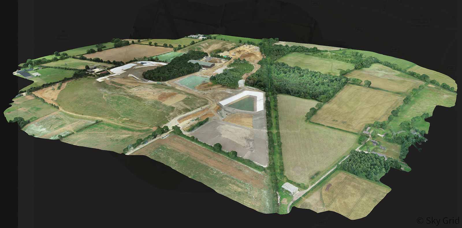 IMA BLO GEO Pix4Durvey-cloud use case Finmere Example 3d model