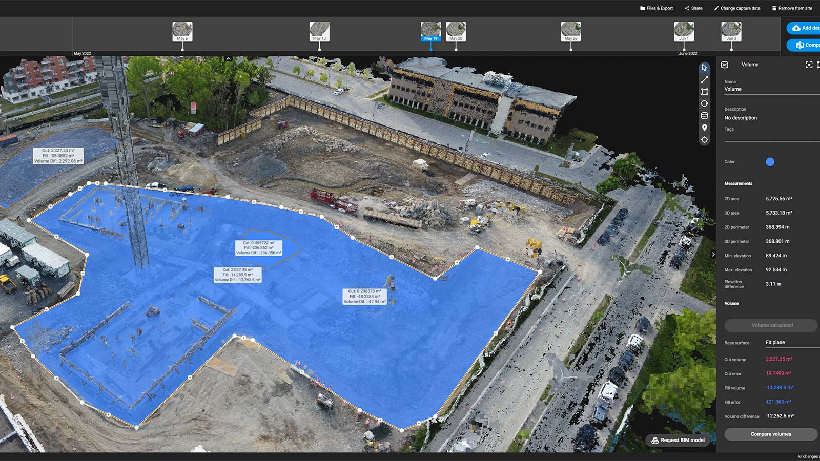 Drone-driven construction monitoring with PIX4Dcloud | Pix4D