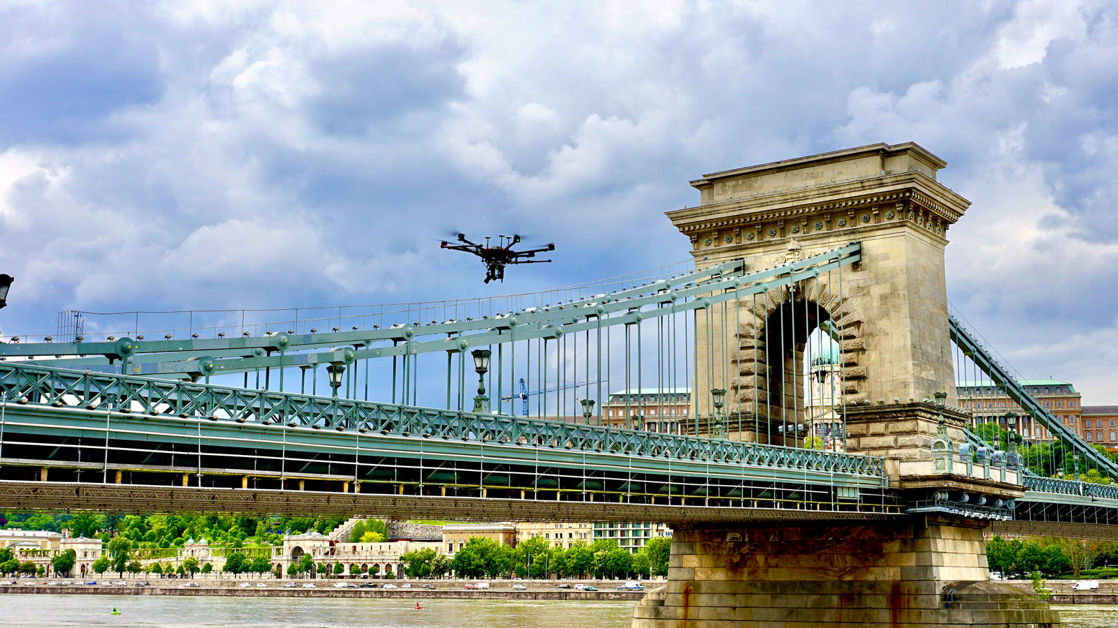3D model of the Chain Bridge in Budapest