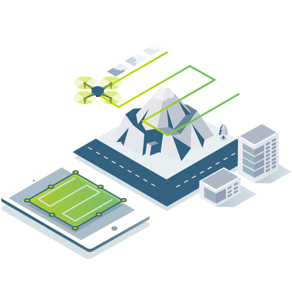 Adquisición de datos del flujo de trabajo de la fotogrametría de IMÁGENES