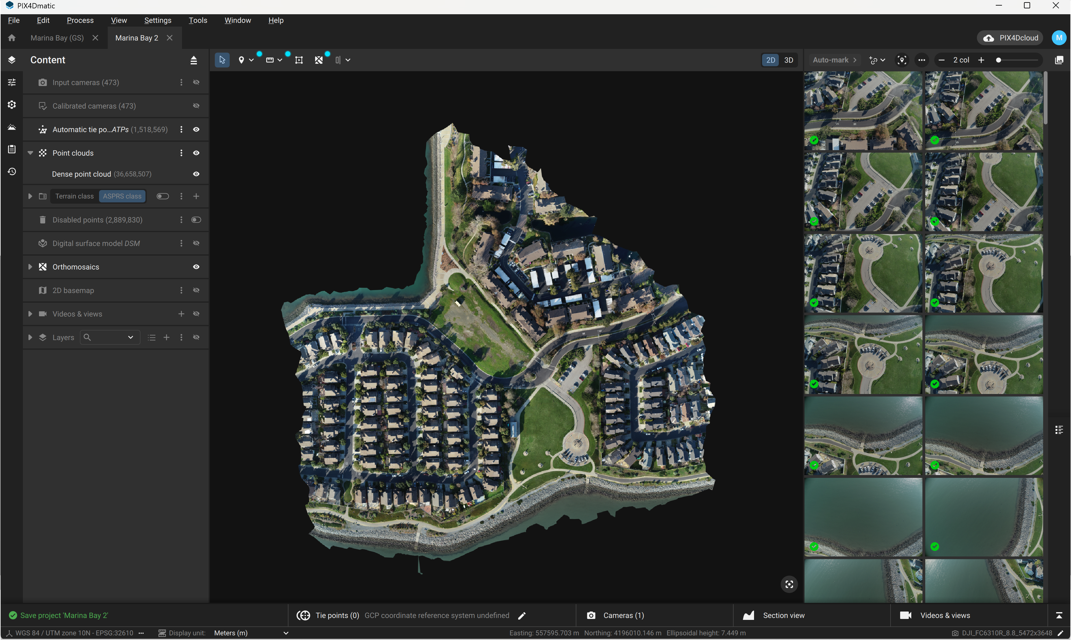 Orthomosaic Quality Comparison Standard Photogrammetry