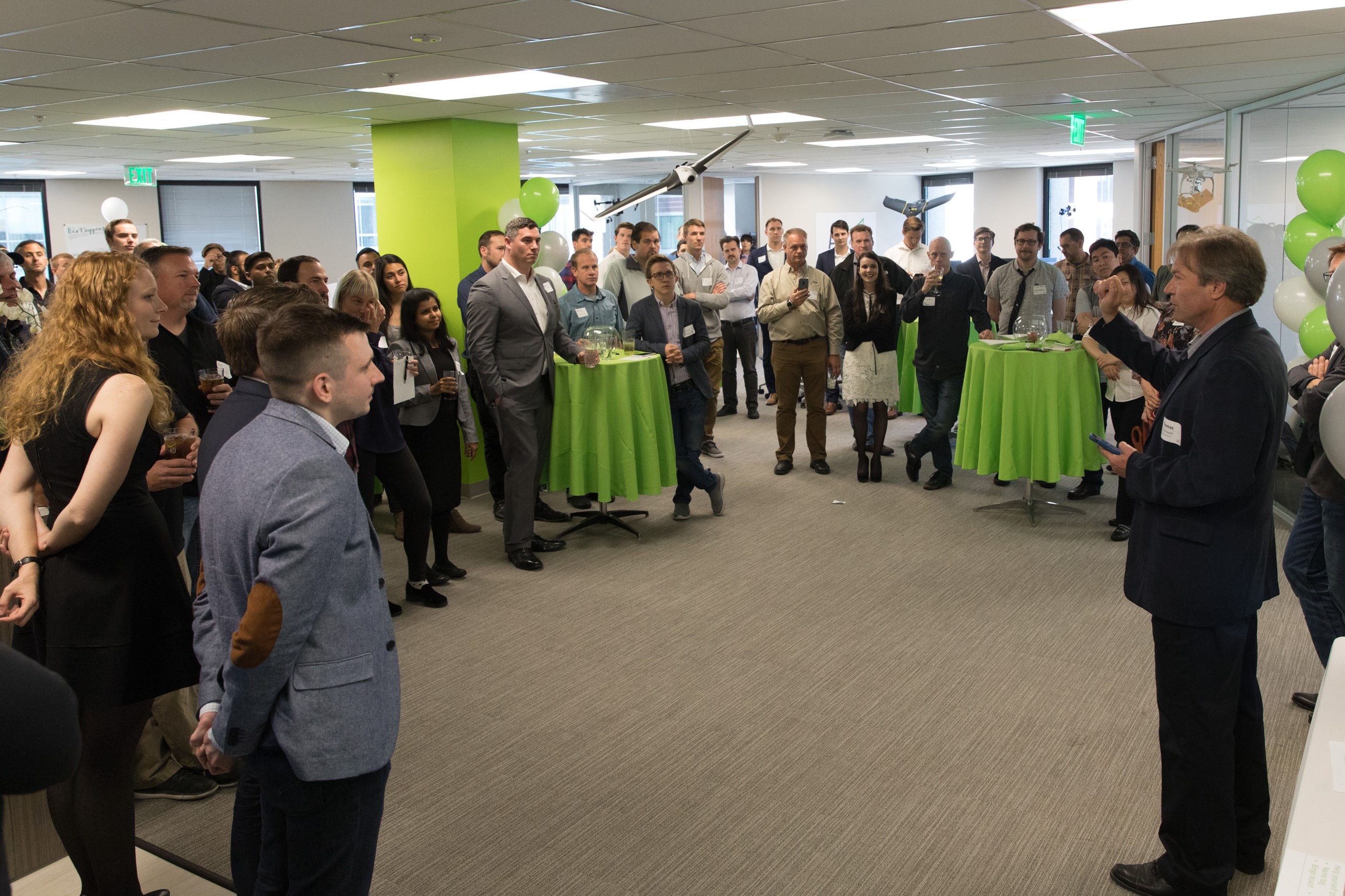 Speeches at the opening of the Pix4D San Francisco office.