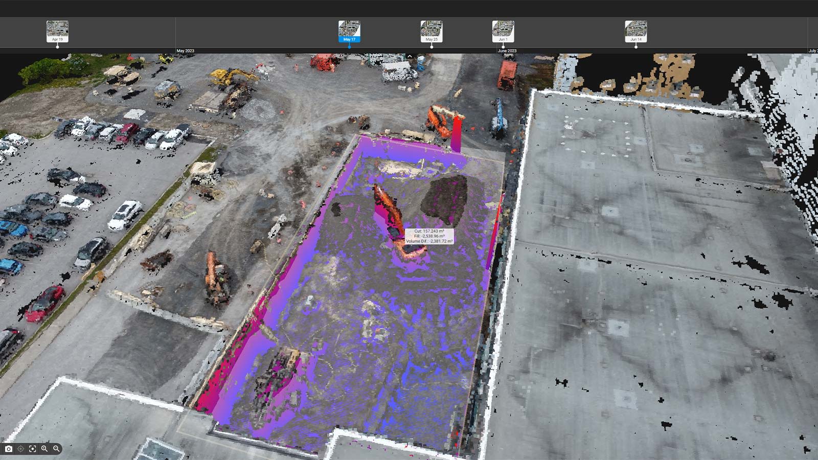 Drone-driven construction monitoring with PIX4Dcloud | Pix4D