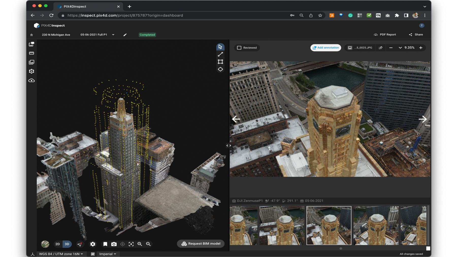 Inspecting high-rise buildings with drones | Pix4D