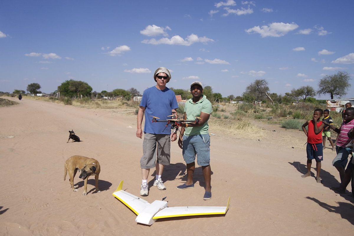 Drawing boundaries with UAV mapping in Namibia | Pix4D