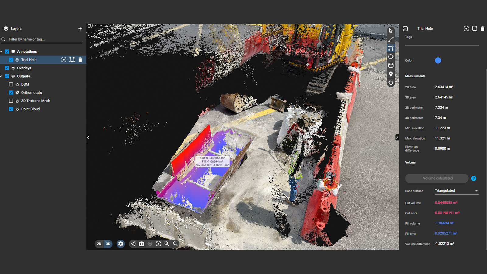 Textured mesh in PIX4Dcloud from scans with viDoc RTK and PIX4Dcatch
