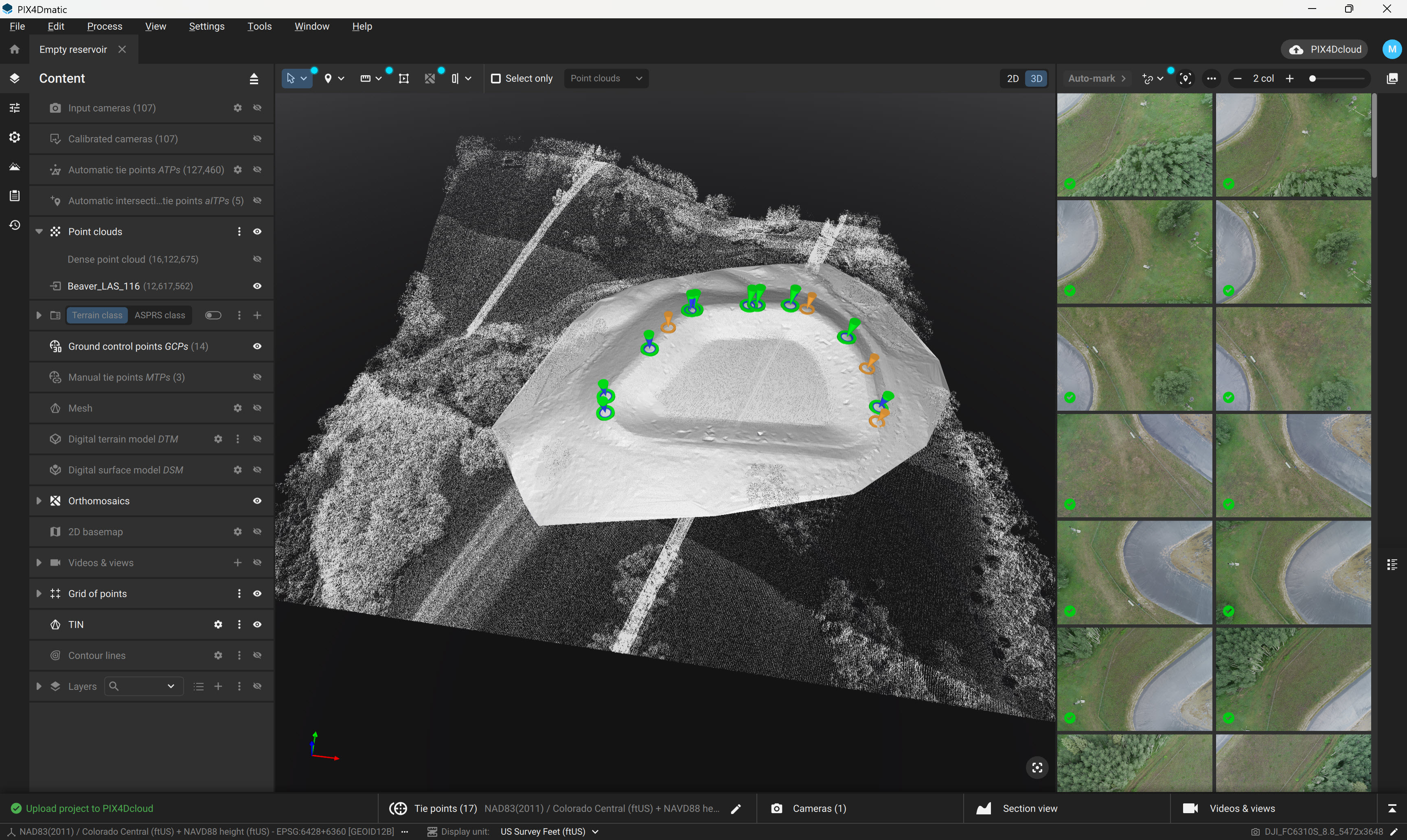 IMAGE 4 TIN and external point cloud