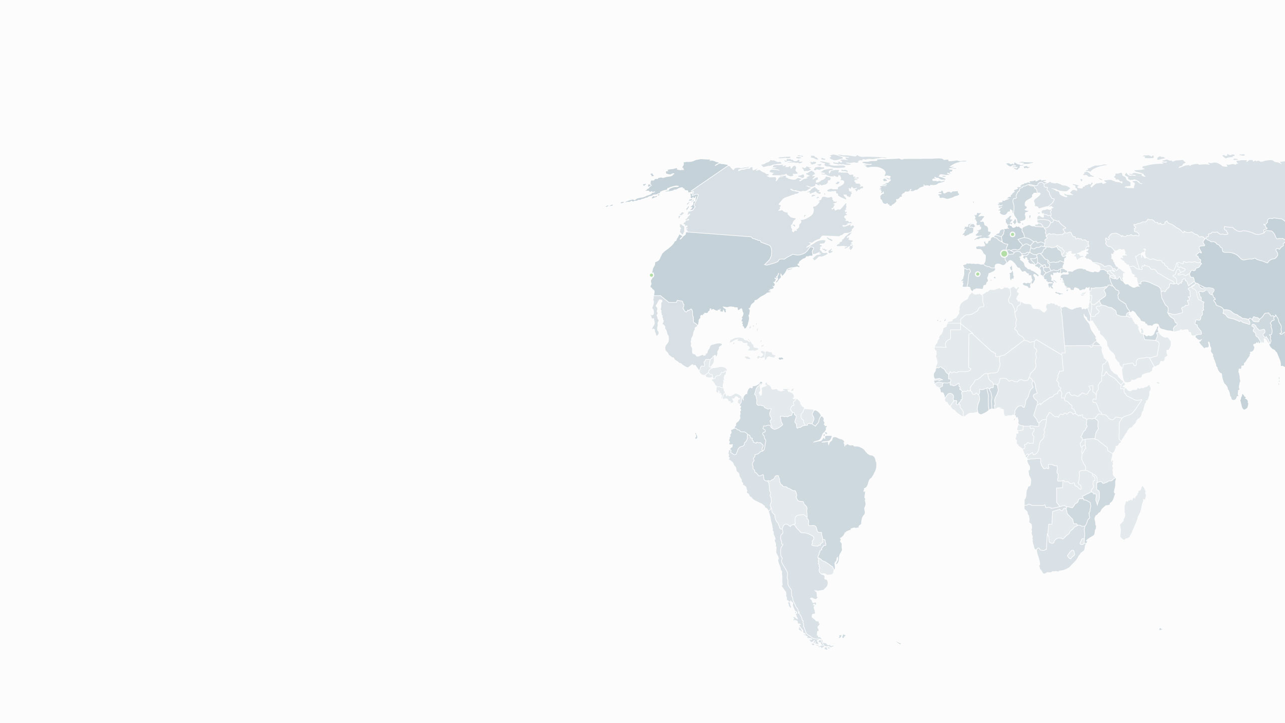 Pix4D BACKGROUND global presence map