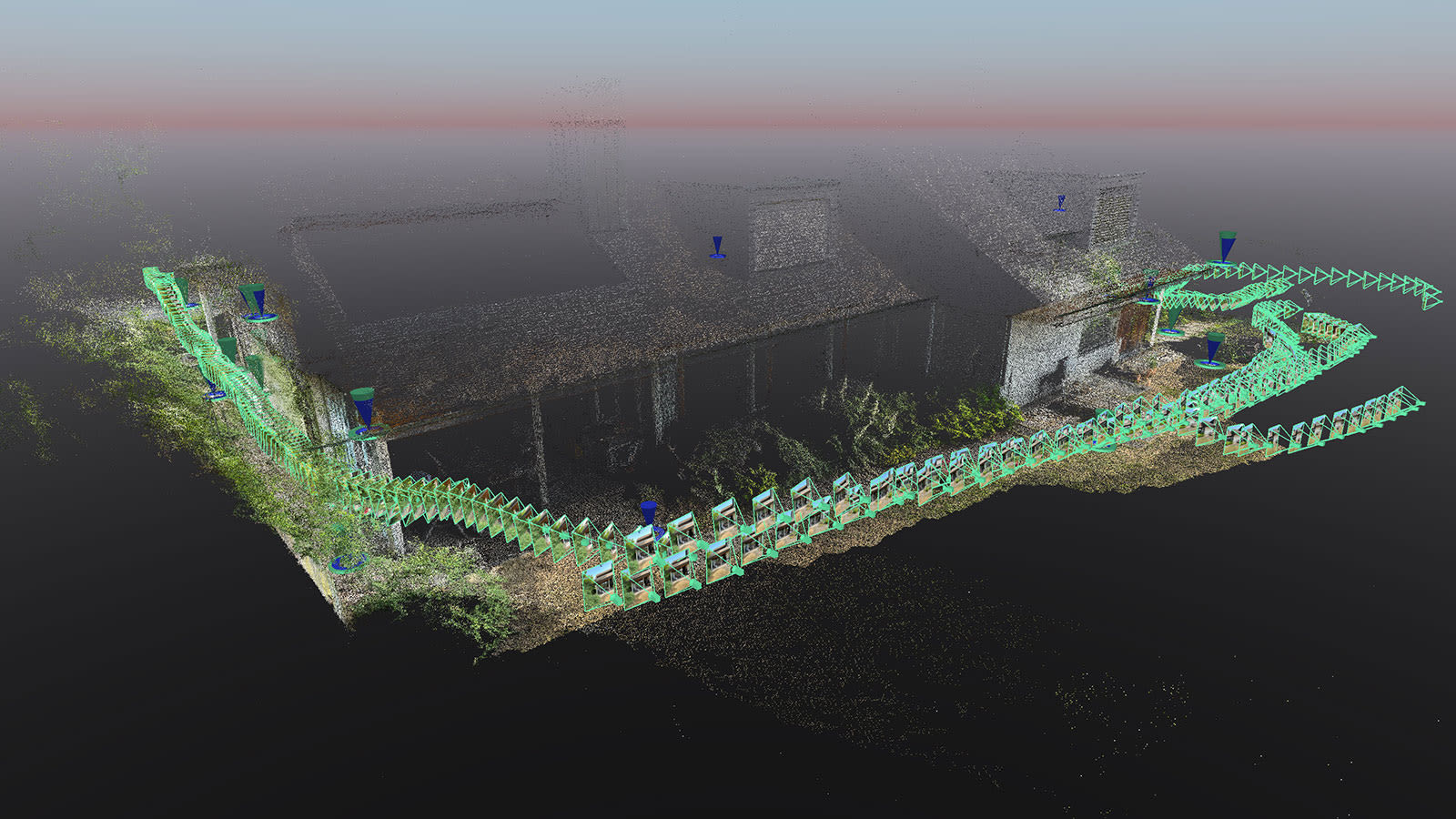 Merging aerial and terrestrial data with Pix4D | Pix4D