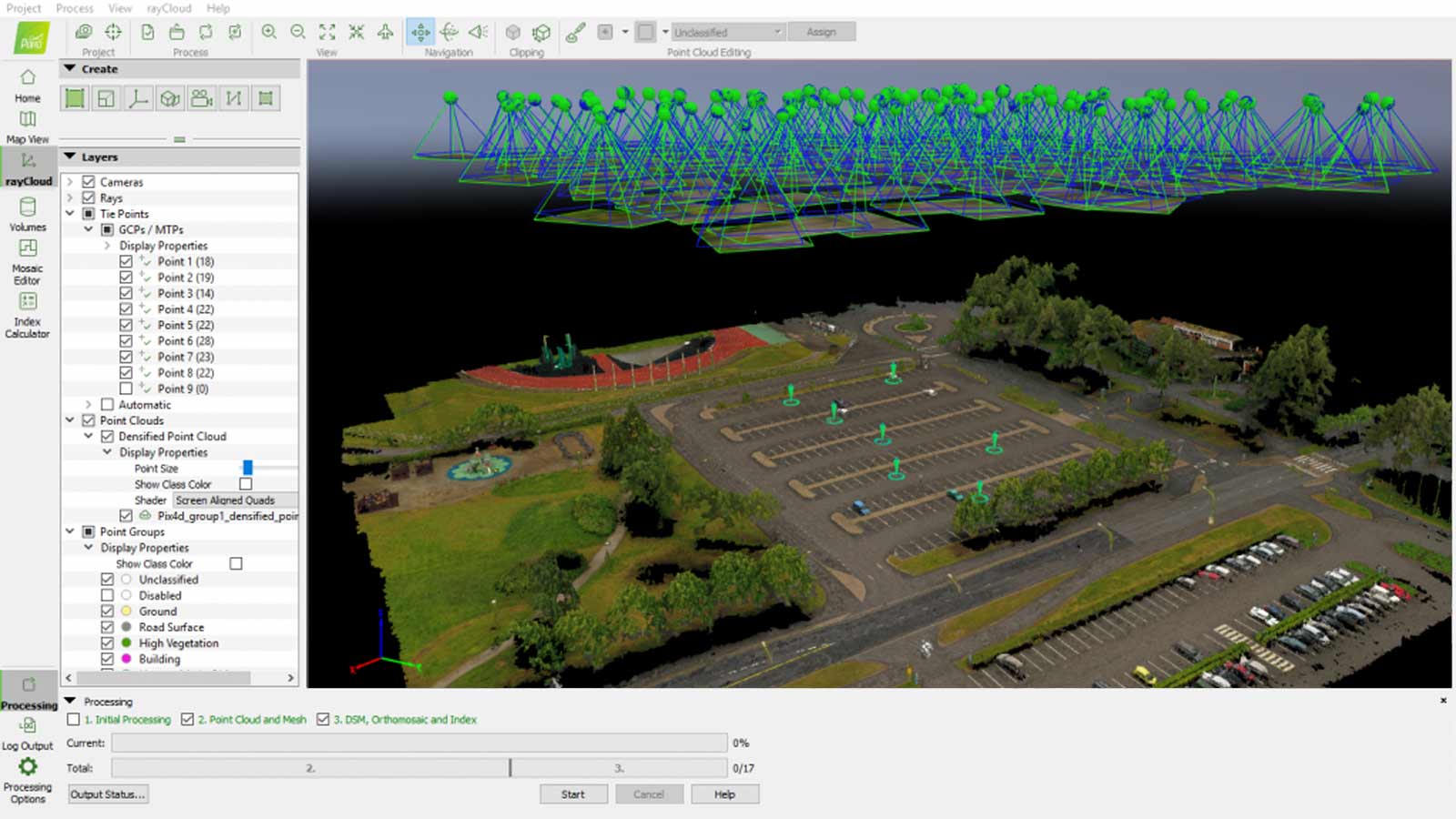 Processing-a-point-cloud-in-Pix4Dmapper