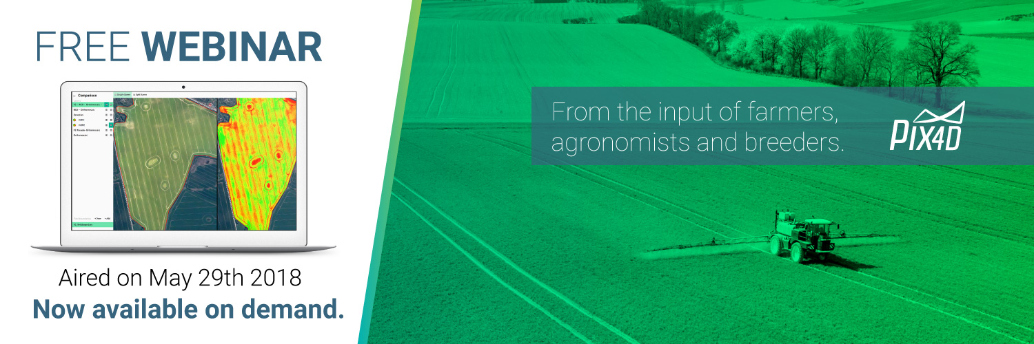 Webinar - Drone Mapping In Agriculture | Pix4D