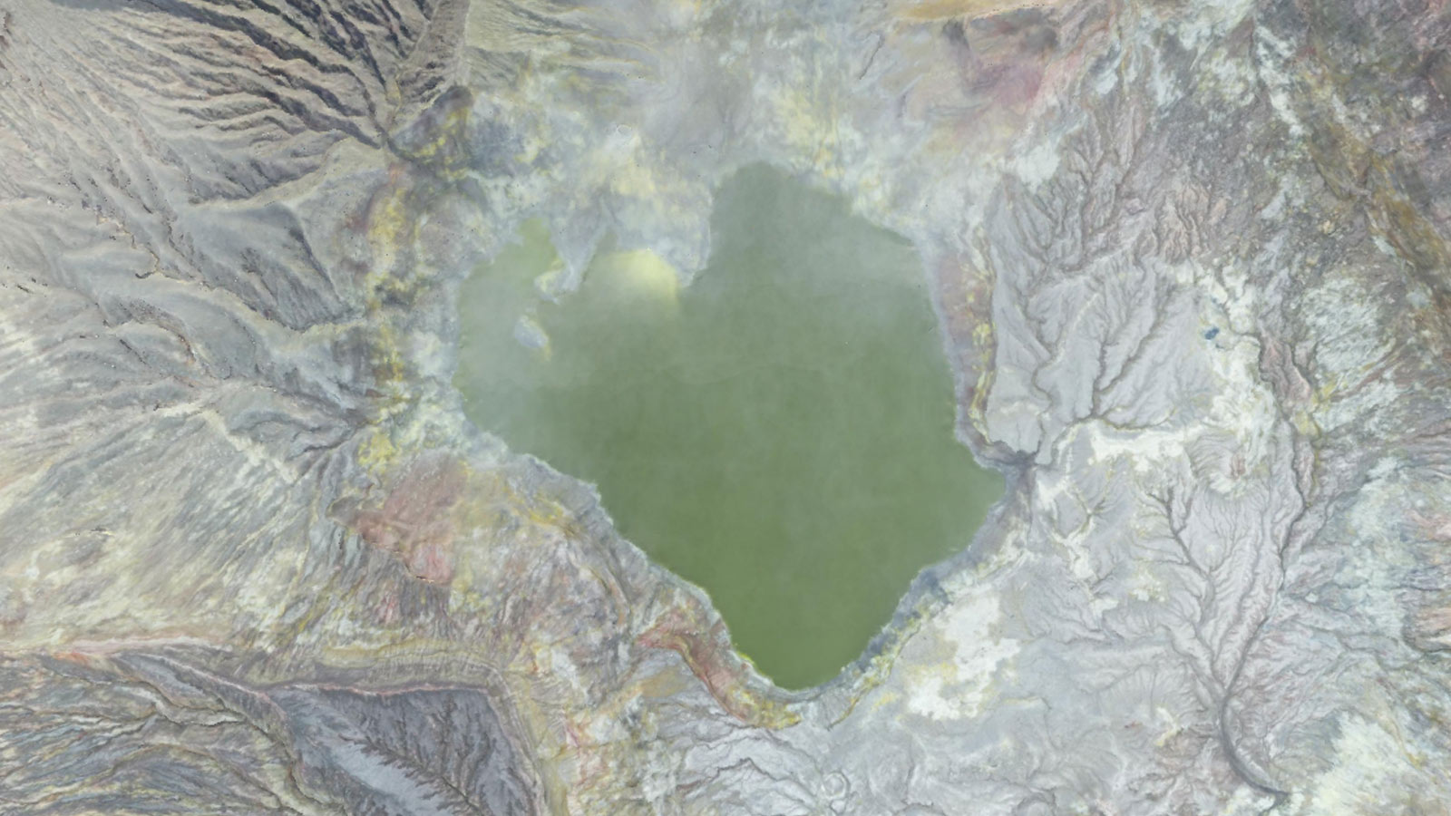White islands crater lake