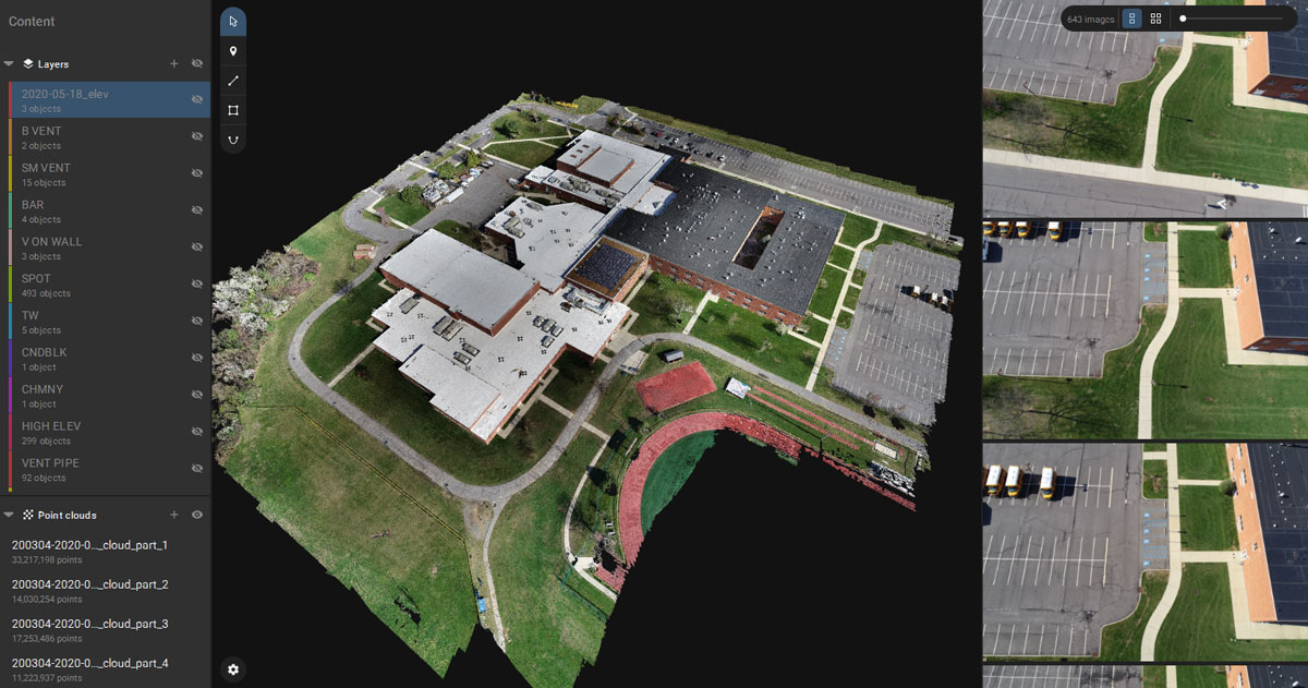 dense point cloud