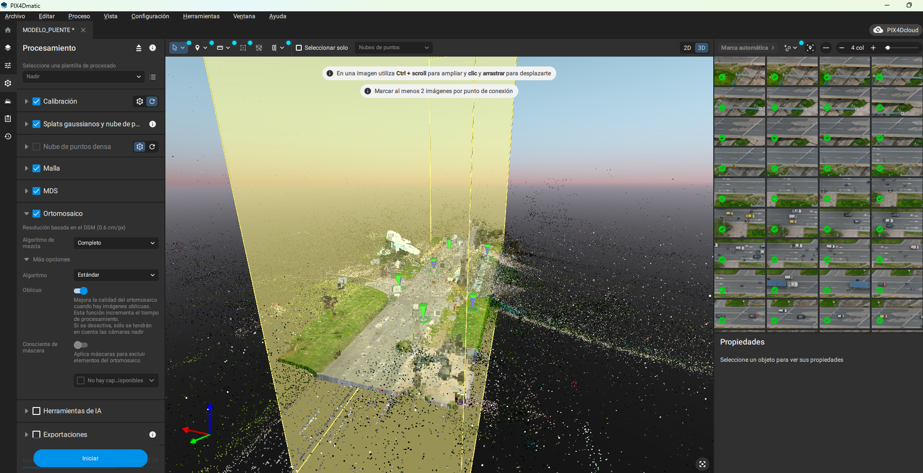 3D Point Cloud and Structural Reconstruction