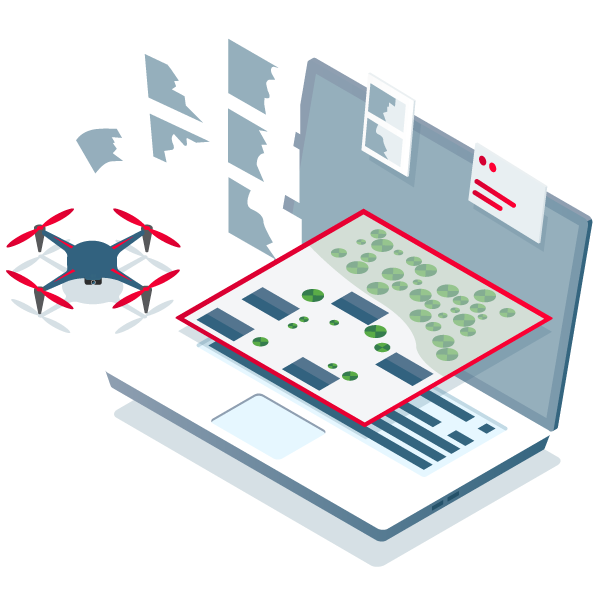 Traiter les images avec le logiciel de cartographie PIX4Dreact pour les interventions de urgence