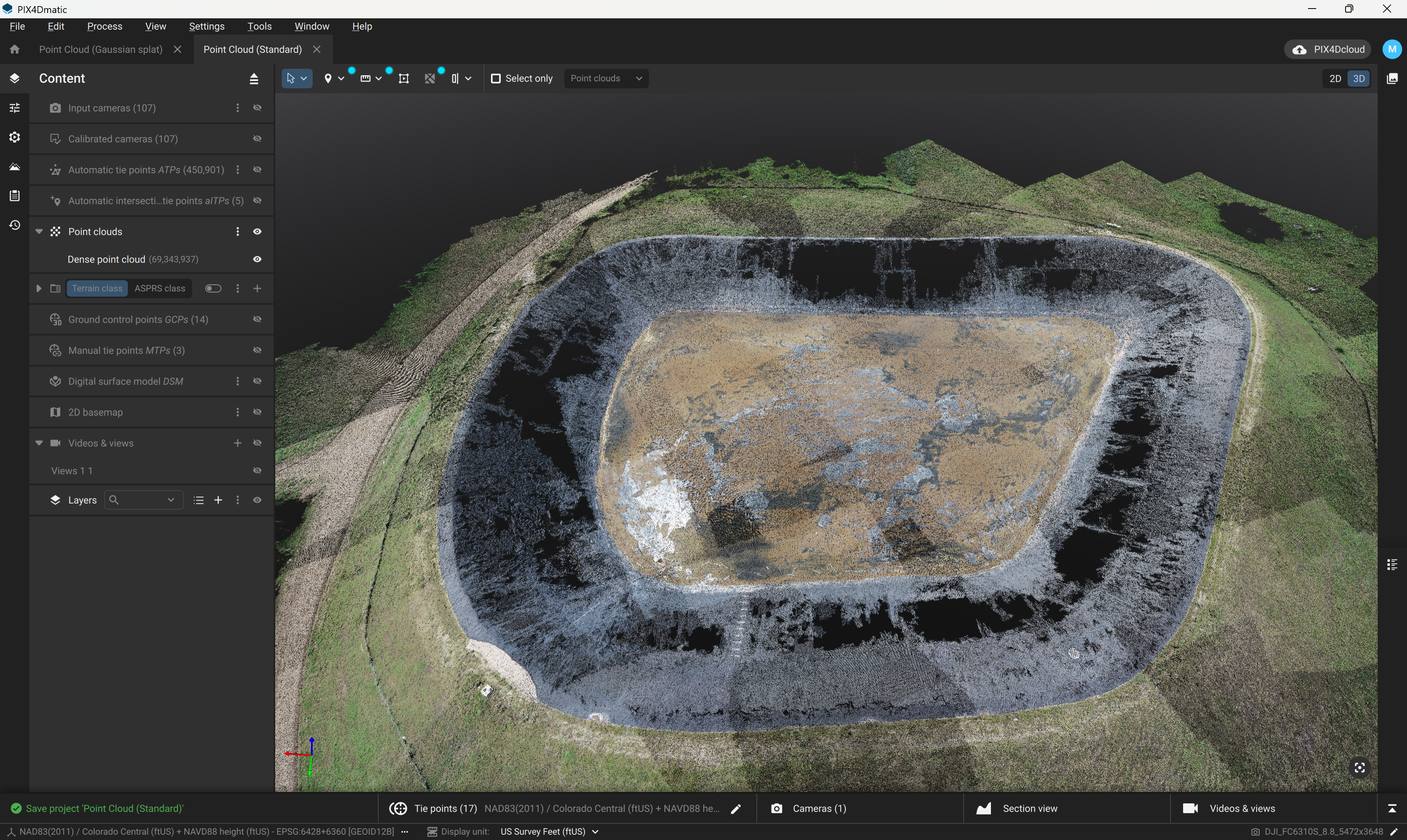 1.1 3D Point Cloud Density Comparison Gaussian Splatting vs. Standard Densification (1)
