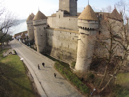 Slightly different view of Chillon taken by drone