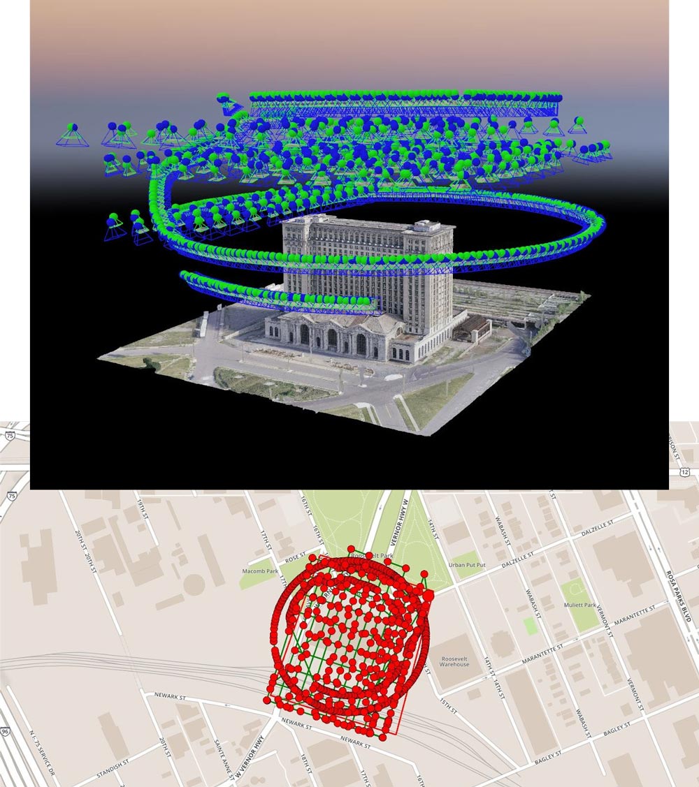 3D model of the Michigan Central Dandelion