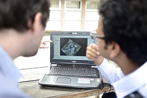 Create a map using a laptop and images from drones