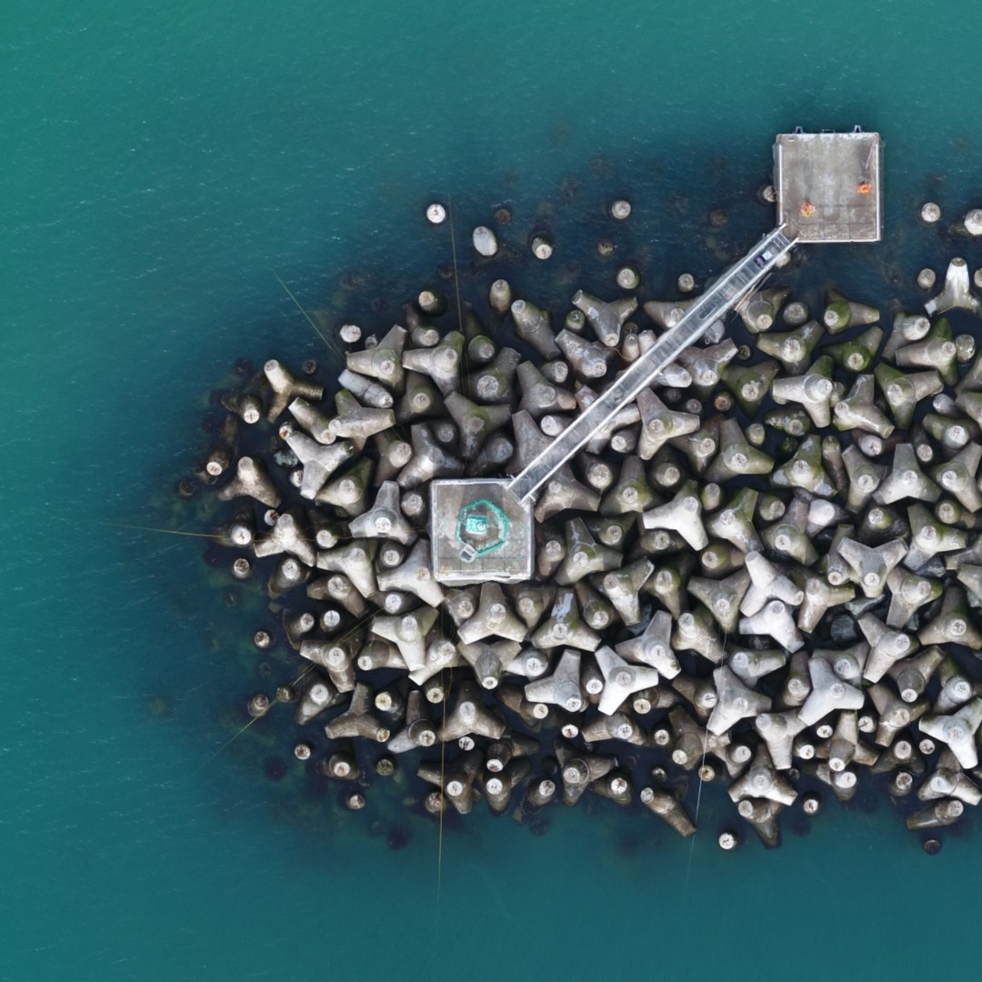 Pix4D drone challenge wharf in the black sea