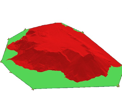 Calculating the volume of the stockpile in Pix4Dmapper