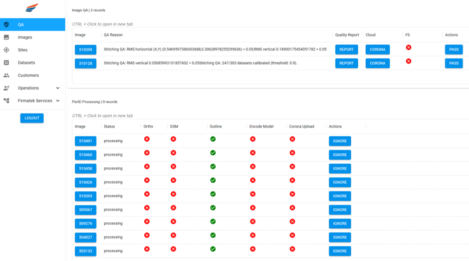 pix4dengine-automated-qa-data-processing-dashboard