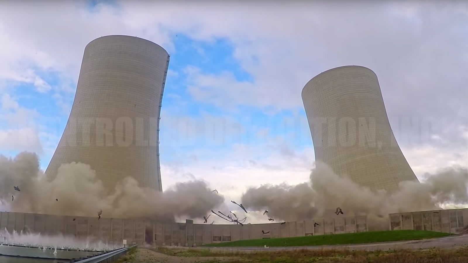 Unlike traditional demolition methods, controlled implosion is fast and efficient