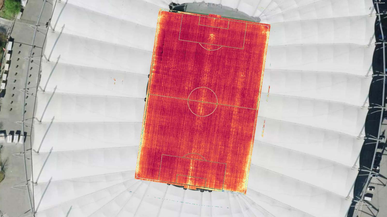 Turf management on a football pitch with PIX4Dfields | Pix4D
