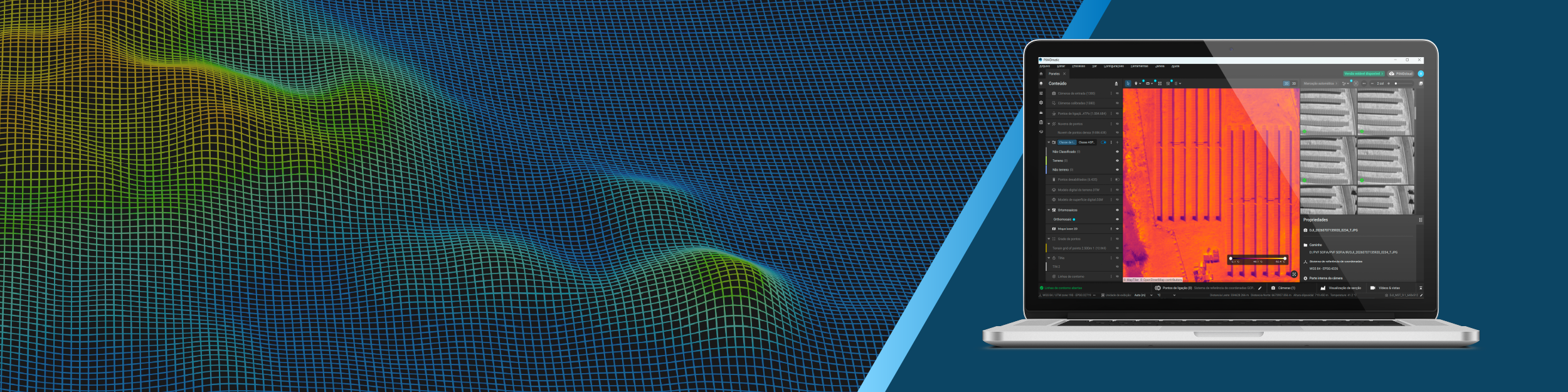Thermal processing in PIX4Dmatic