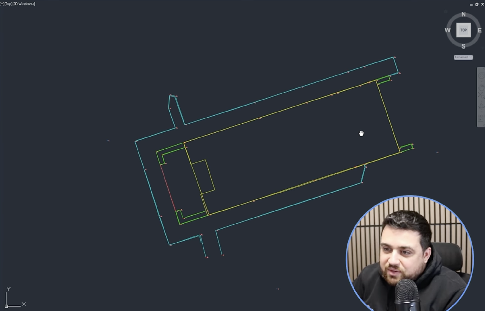 11. Line work comparison of PIX4Dcatch with RTK and total station, in AutoCAD