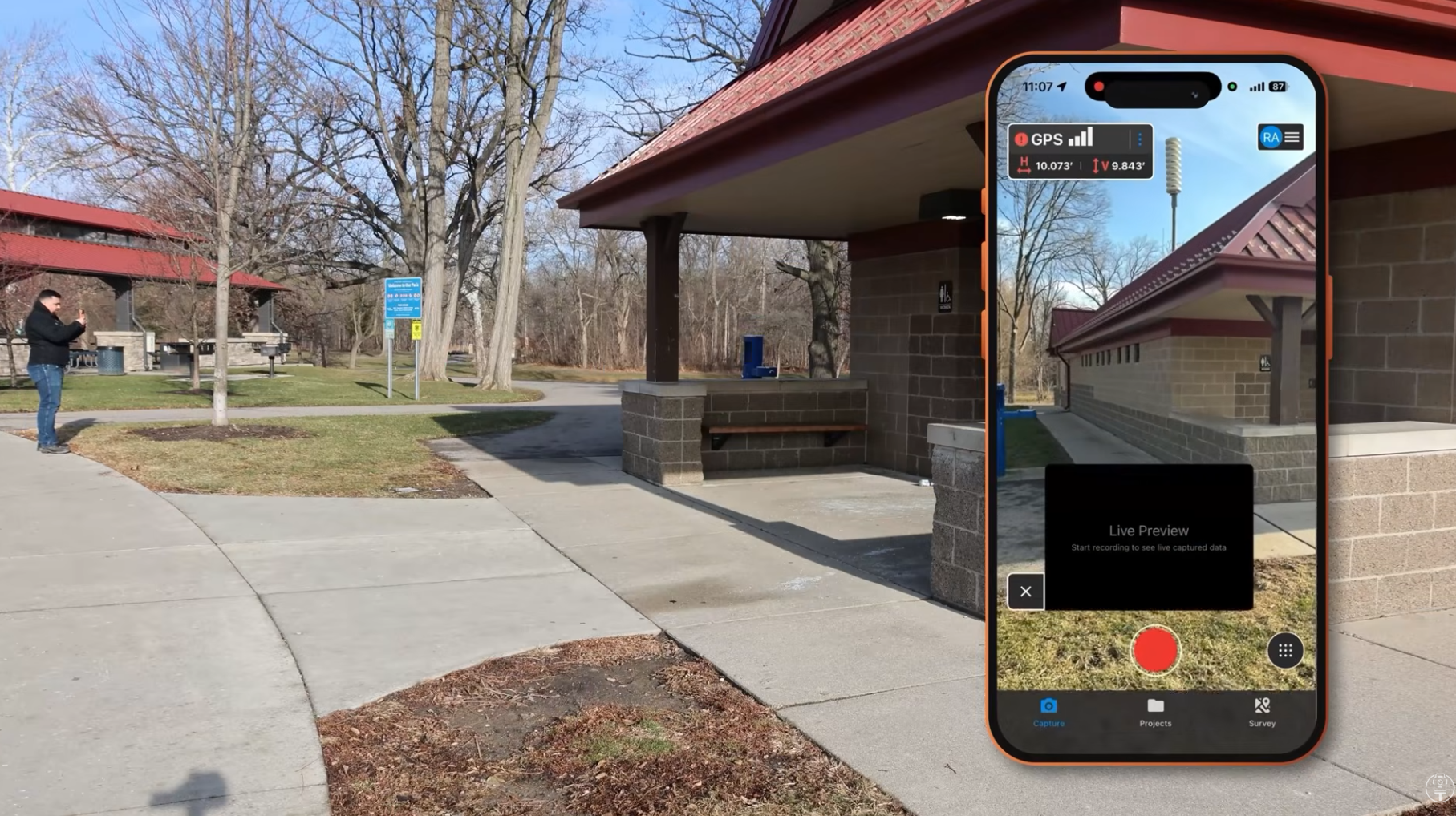 1. PIX4Dcatch mobile LiDAR scanning without RTK correction.