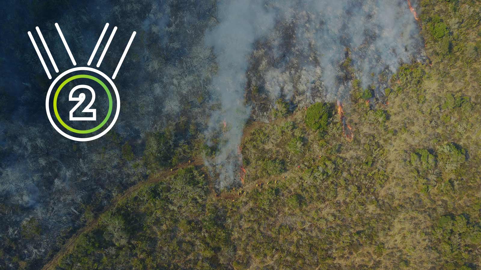 Wildfires can be detected with drones