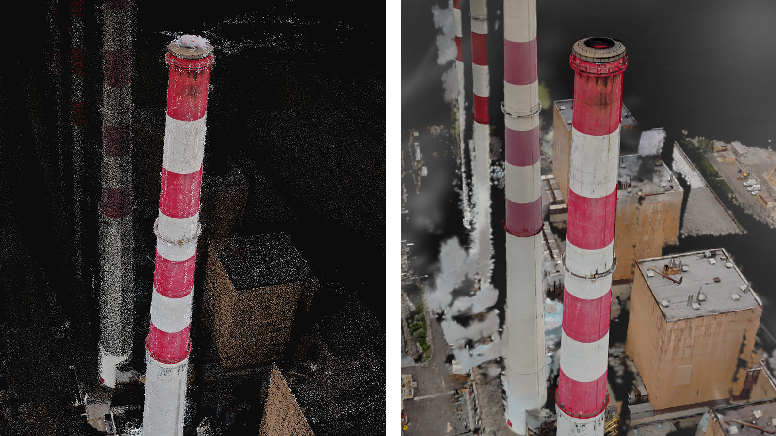 Exhaust stack inspection with drones and PIX4Dcloud | Pix4D