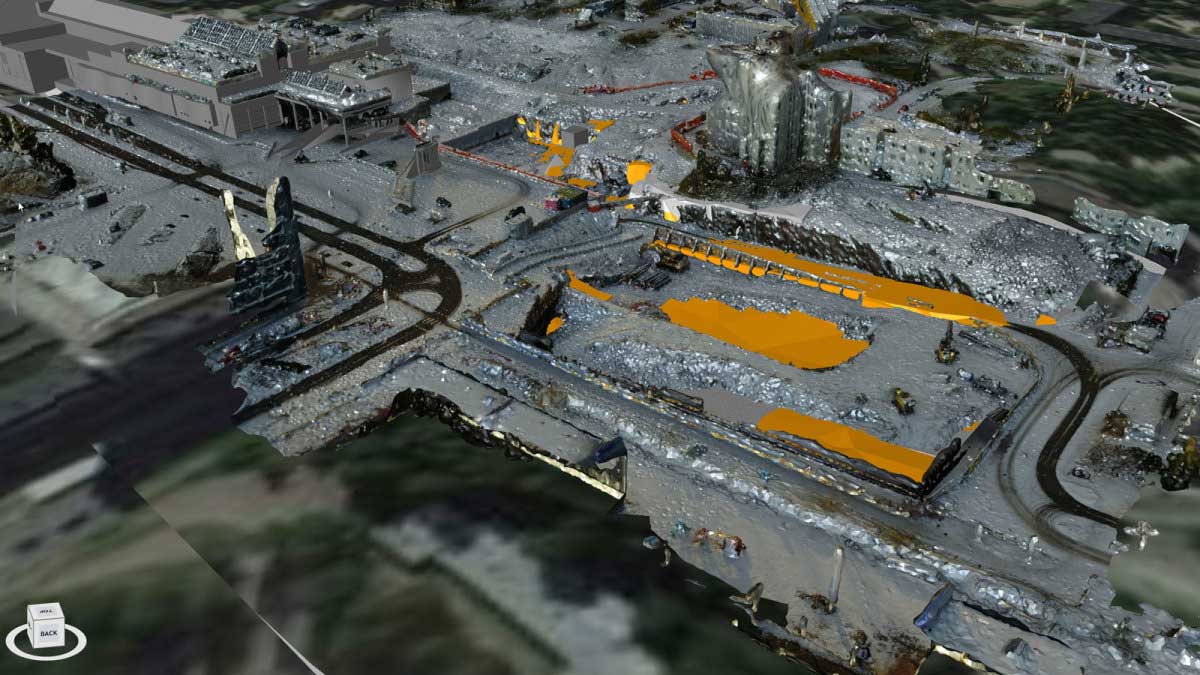 Boosting 4D project management with drone mapping