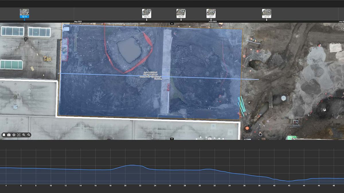 Drone-driven construction monitoring with PIX4Dcloud | Pix4D