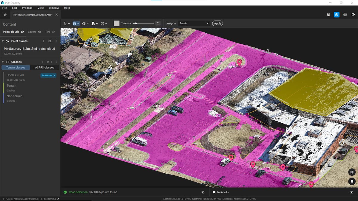 road point cloud classification